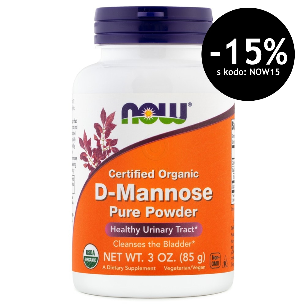 D-manoza NOW, prah (85 g)
